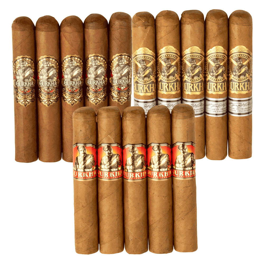 Gurkha 15ct Robusto Sampler #1, , cigars